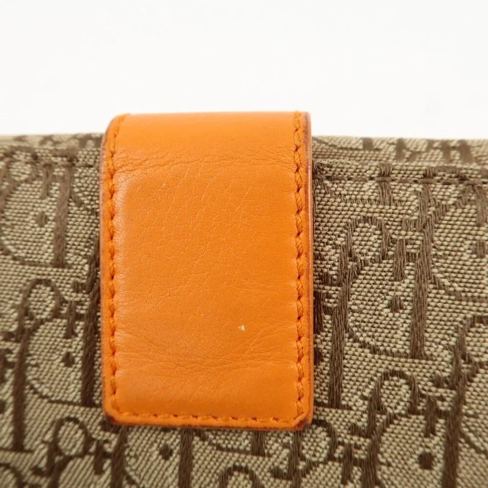 ❤️Authentic Christian Dior Street Chic Trotter Canvas Leather W Hook❤️